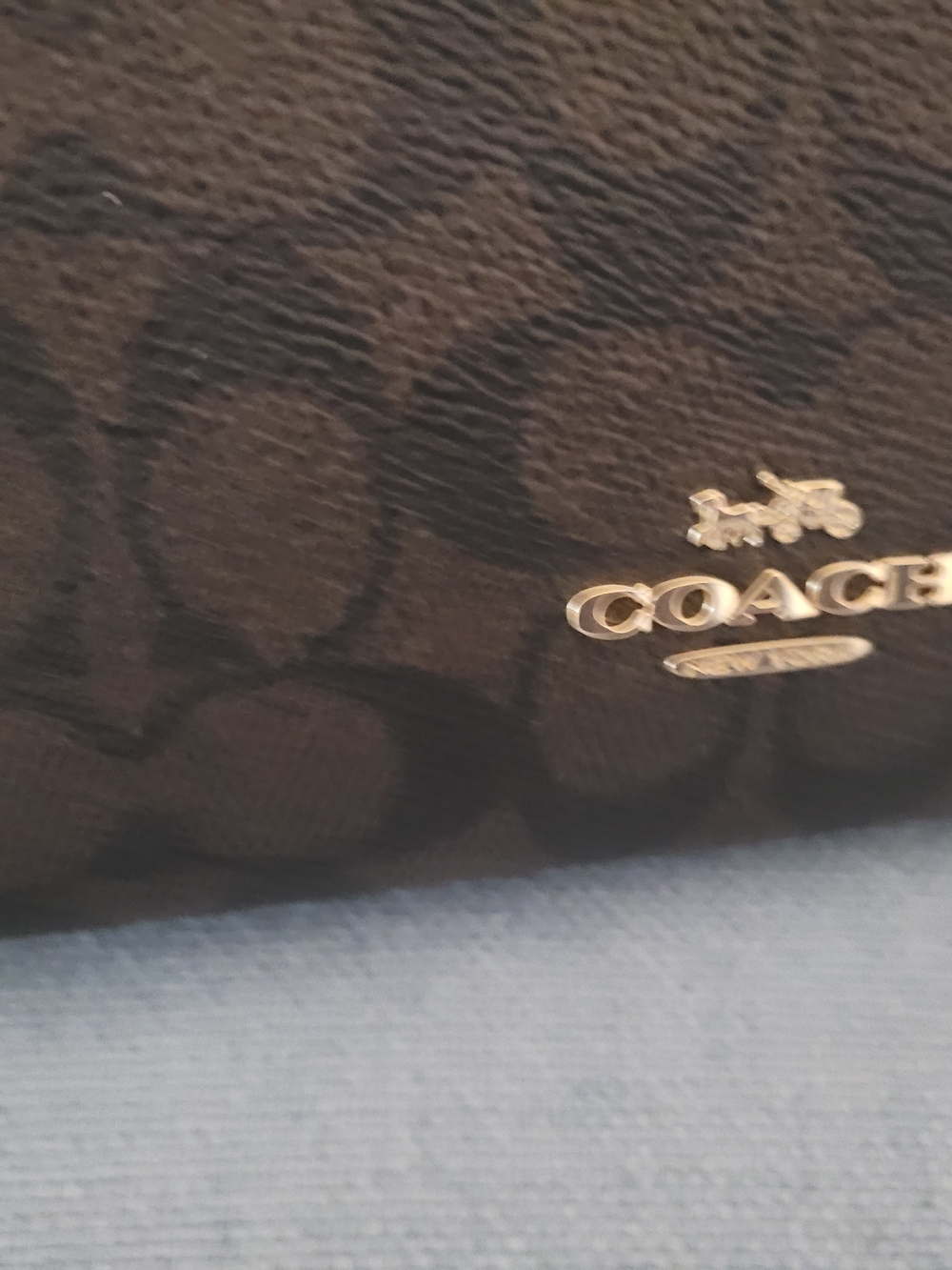 COACH Slim Signature Canvas Crossbody Bag - Picture 3 of 14
